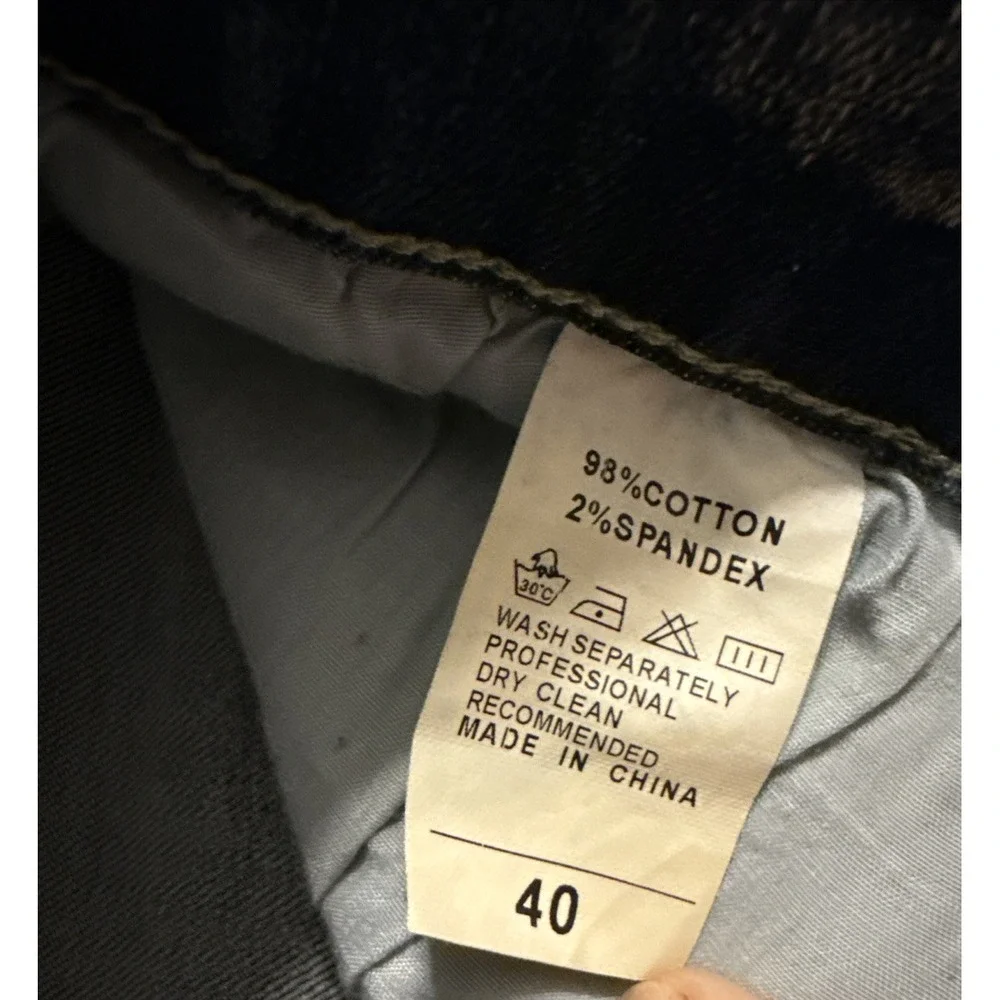 WJWLSKB Men's jeans with splash paint‎ Fit Stretch Cargo Denim Jeans - 40 X 31